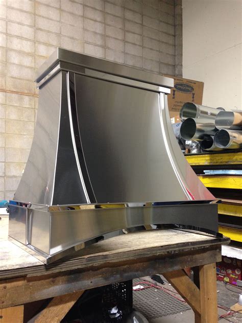 sheet metal vent hood|custom stainless steel range hood.